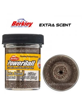 Плаваща паста за пъстърва Berkley Extra Scent Glitter - Smk/Fire/Slvr/Flk