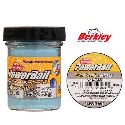 Плаваща паста за пъстърва Berkley Extra Scent Glitter - Blue Moon