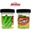Силиконова ароматизирана камола Berkley Gulp HoneyWorm - Chartreuse