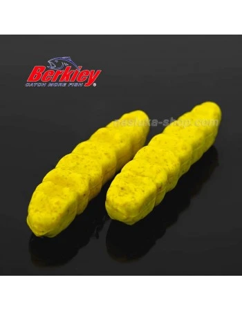 Ароматизирана камола Berkley Gulp HoneyWorm 3.3см, 18 бр., Honey Yellow