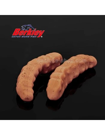 Ароматизирана камола Berkley Gulp HoneyWorm 3.3см, 18 бр., Natural