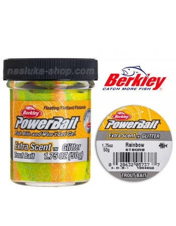 Плуваща паста за пъстърва Berlkey Extra Scent, Trout Bait - Rainbow