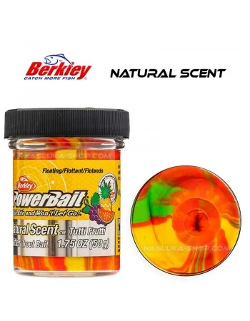 Плаваща паста за пъстърва Berkley Natural Scent Glitter - Tutti Frutti