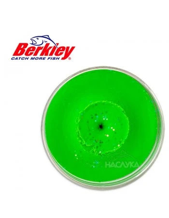 Плаваща паста за пъстърва Berkley Natural Scent Glitter - Liver - Spring Green
