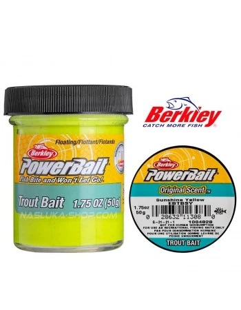 Плаваща паста за пъстърва Berkley Original Scent - Sunshine Yellow