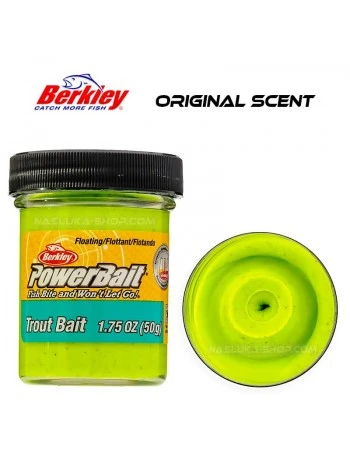Плаваща паста за пъстърва Berkley Original Scent - Chartreuse