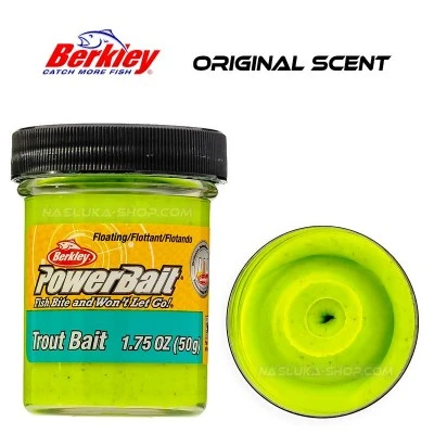 Плаваща паста за пъстърва Berkley Original Scent - Chartreuse