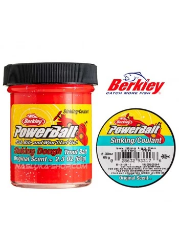 Потъваща паста за пъстърва Berkley Original Scent - Sinking Salmon Egg - Red