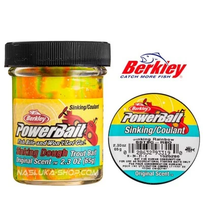 Потъваща паста за пъстърва Berkley Original Scent - Sinking Rainbow