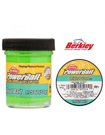 Плаваща паста за пъстърва Berkley Original Scent - Spring Green