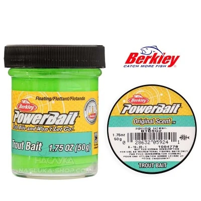 Плаваща паста за пъстърва Berkley Original Scent - Spring Green
