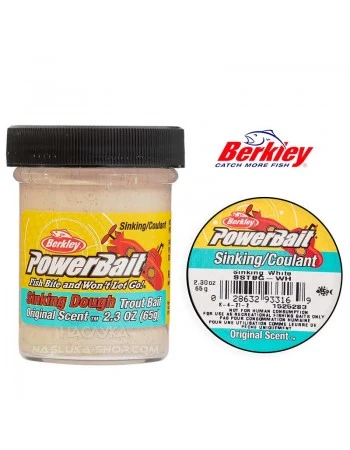 Потъваща паста за пъстърва Berkley Sinking Trout Bait - White