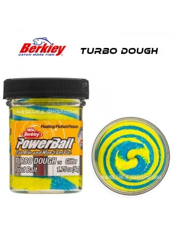 Плаваща паста за пъстърва Berkley Turbo Dough, Trout Bait - Blue Neon