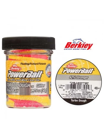 Плaваща паста за пъстърва Berkley Turbo Dough, Trout Bait - Pink Lemonade