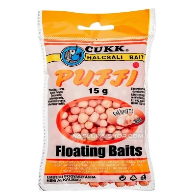 Пуканки за риболов Cukk Puffi - 15г - Чесън