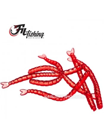 Силиконов вердевас Filex Bloodworm - 7691