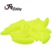 Силиконови червеи Filex Larva - цвят Fluo Yellow