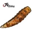 Силиконови бели червеи Filex Maggots - цвят FF04 Bronze Glitter