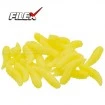 Силиконови бели червеи Filex Maggots - цвят FF02 Fluo Yellow