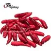 Силиконови бели червеи Filex Maggots, цвят FF05 Fluo Red