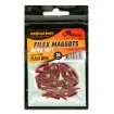 Силиконови бели червеи Filex Maggots, цвят FF05 Fluo Red