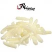 Силиконови бели червеи Filex Maggots - цвят FF01 Natur
