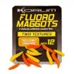 Плаващи изкуствени бели червеи Korum Fluoro Maggots - 12 бр.