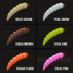 Силиконова ароматизирана камола Linkor Kamola Cocoa Brown, аромат - Salmon, 4 см - 12 бр.