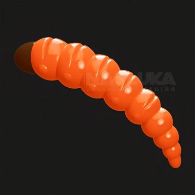 Силиконова ароматизирана камола Linkor Kamola Orange Flame, аромат - Salmon, 4 см - 12 бр.