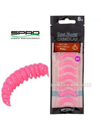 Силиконова ароматизирана камола SPRO Trout Master Camolas - Pinky - 3см - 8 бр.