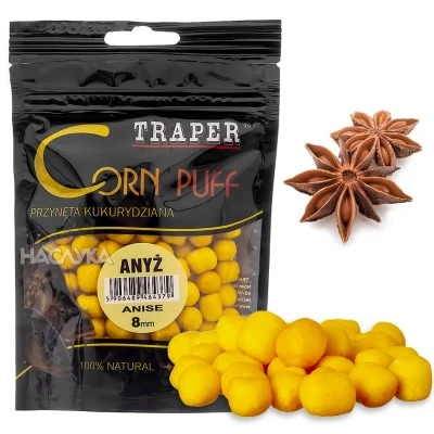 Пуканки за стръв Traper Corn Puff - Анасон