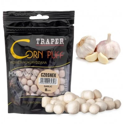 Пуканки за стръв Traper Corn Puff - Чесън