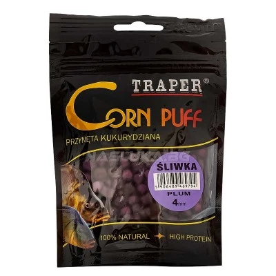 Пуканки за стръв Traper Corn Puff - Слива