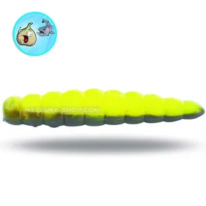 Силиконови ларви-камола Magic Trout B-Maggot, Black Yellow Силиконови ларви-камола Magic Trout B-Maggot, Black Yellow