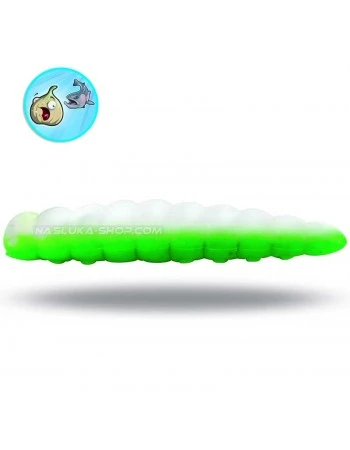 Силиконови ларви-камола Magic Trout B-Maggot - Green White