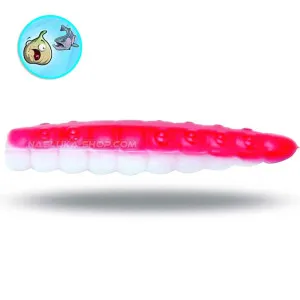 Силиконови ларви-камола Magic Trout B-Maggot, White Red Силиконови ларви-камола Magic Trout B-Maggot, White Red