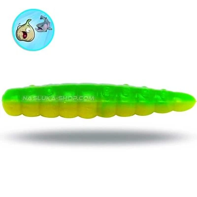 Силиконови ларви-камола Magic Trout B-Maggot - Yellow  Green