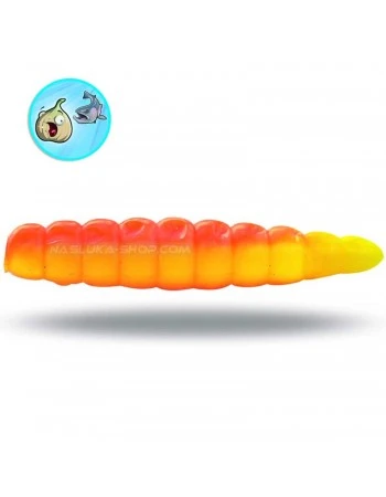 Силиконови ларви-камола Magic Trout B-Maggot - Yellow Orange