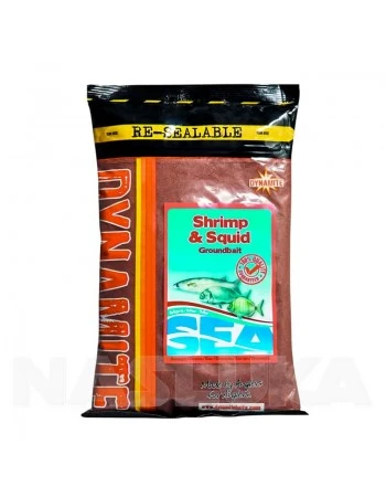 Захранка за морски риболов Dynamite Baits Sea Groundbait Shrimp & Squid - 1.0кг