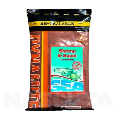 Захранка за морски риболов Dynamite Baits Sea Groundbait Shrimp & Squid - 1.0кг