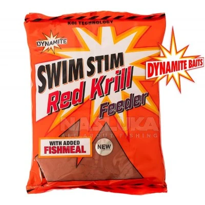 Захранка Dynamite Baits Groundbait Swim Stim Red Krill Feeder, 1.8кг