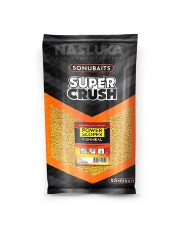 Захранка Sonubaits Super Crush Groundbait 2.0кг, Power Scopex Fishmeal