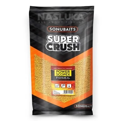 Super Crush Groundbait, Power Scopex Fishmeal Захранка Sonubaits Super Crush Groundbait 2.0кг, Power Scopex Fishmeal