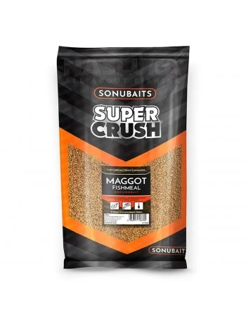 Захранка Sonubaits Super Crush Groundbait 2.0кг, Maggots