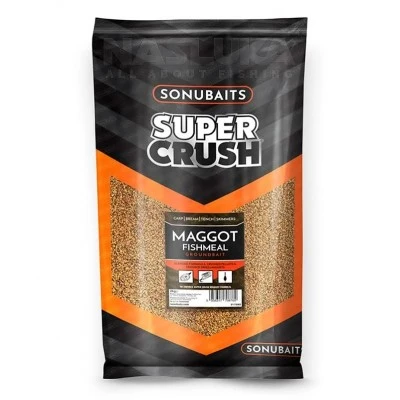 Sonubaits Super Crush Groundbait 2.0кг, Maggots Захранка Sonubaits Super Crush Groundbait 2.0кг, Maggots