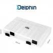 Голяма кутия за воблери и изкуствени примамки Delphin TBX DUO 355 - 16 Clip