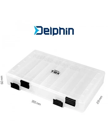 Голяма кутия за воблери и изкуствени примамки Delphin TBX DUO 355 - 16 Clip