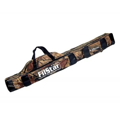 Двоен калъф за въдици с макара FilStar Camo - 201