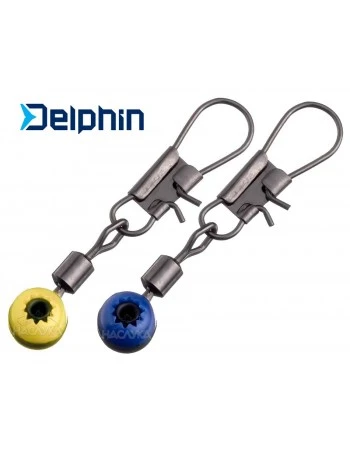 Вирбел с карабинка за фидер риболов Delphin Runner