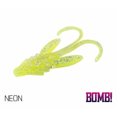 Силиконови примамки с аромат на скарида - BOMB Nympha Neon - 10 бр.
